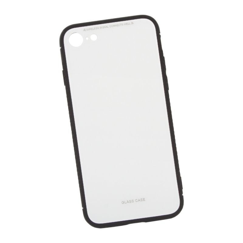 

Защитная крышка «LP» для iPhone SE 2/8/7 «Glass Case» (белое стекло/коробка)