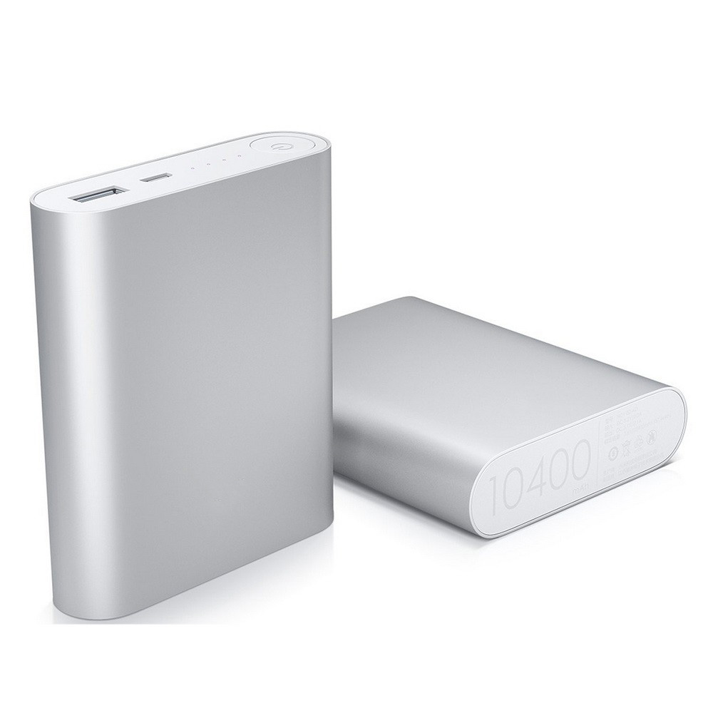 

Power Bank, 10400 mAh, в ассортименте, Серебряный