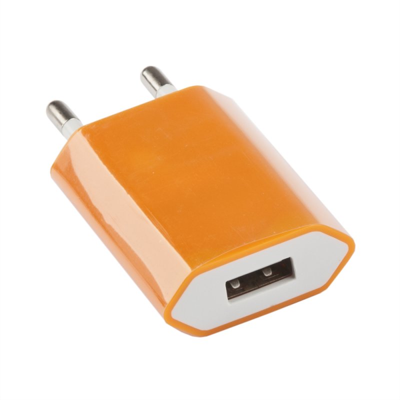 

СЗУ «LP» с USB выходом 1А (оранжевый/коробка)