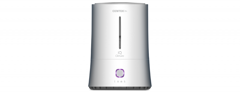 

Увлажнитель воздуха Centek СТ-5105 ультразвуковой, 330мл/ч, 12ч раб., 4л, IQ Climate, Ароматизация