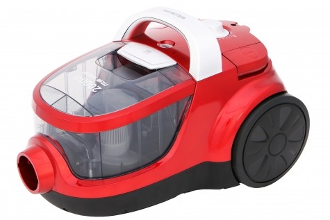 Купить Пылесос WILLMARK VC-2067CY (циклон,  трубка телескопическая металлическая, 2000Вт) (Ярко-красный)