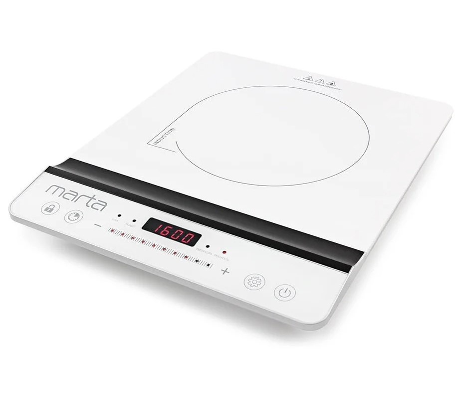 фото Электрическая плита marta mt-4210 белый жемчуг, белый