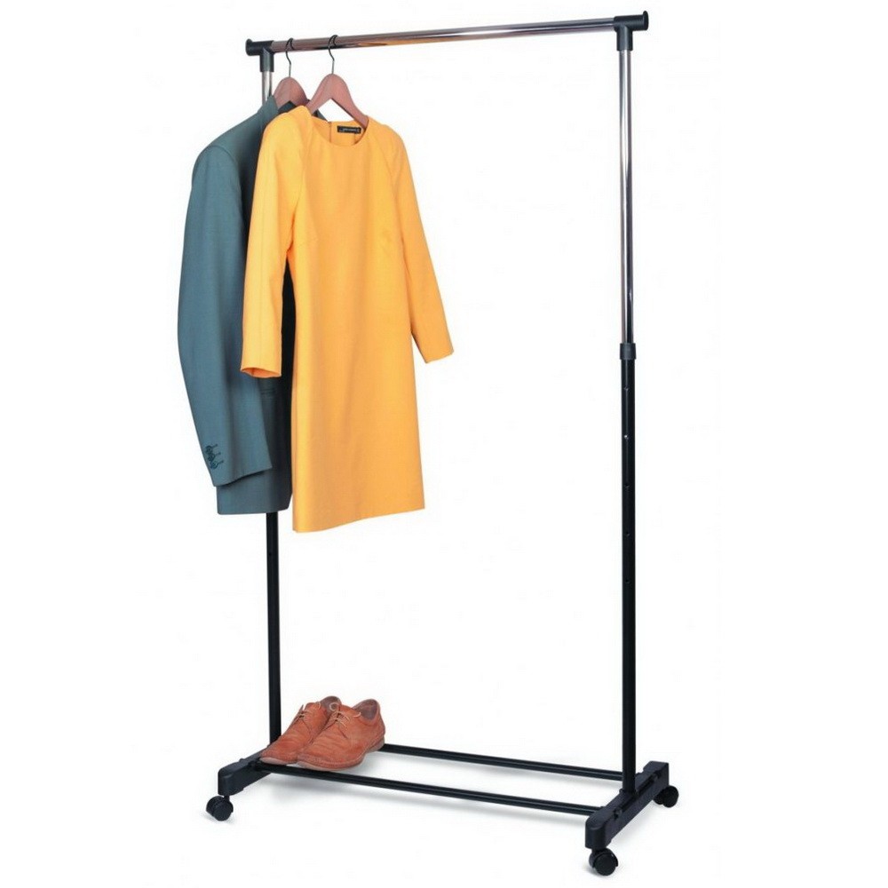 Напольная передвижная стойка для одежды Single-Pole Telescopic Clothes Rack