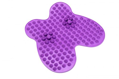 фото Коврик массажный рефлексологический для ног - релакс ми, фиолетовый