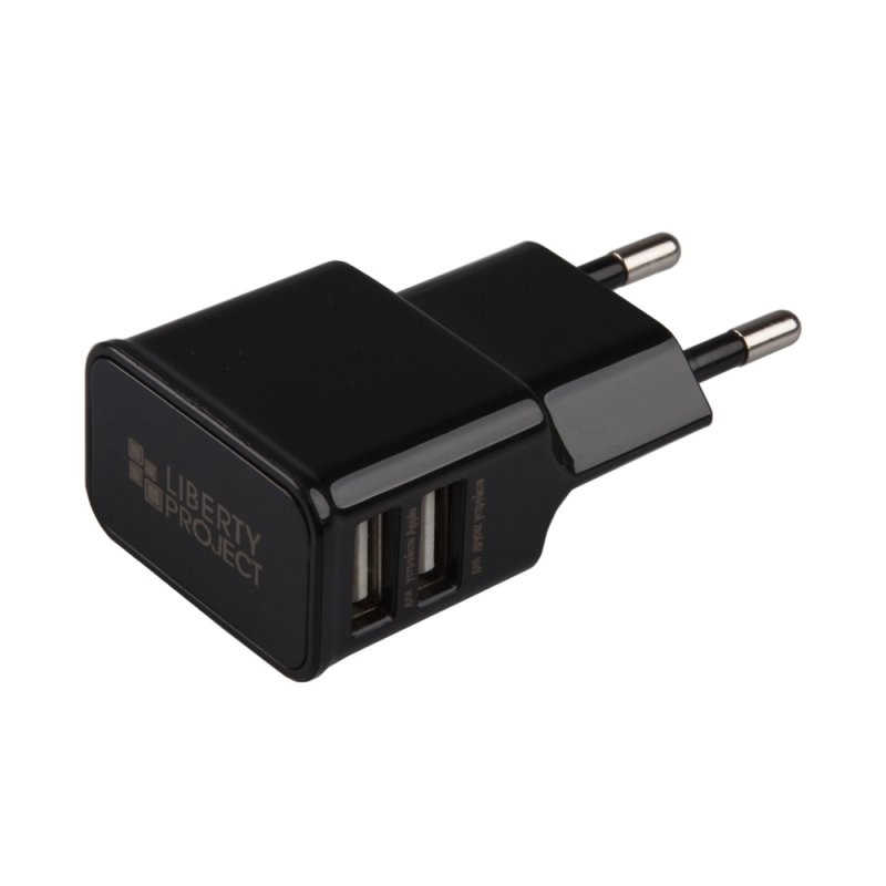 

СЗУ «LP» с 2 USB выходами 2,1А компакт (коробка)