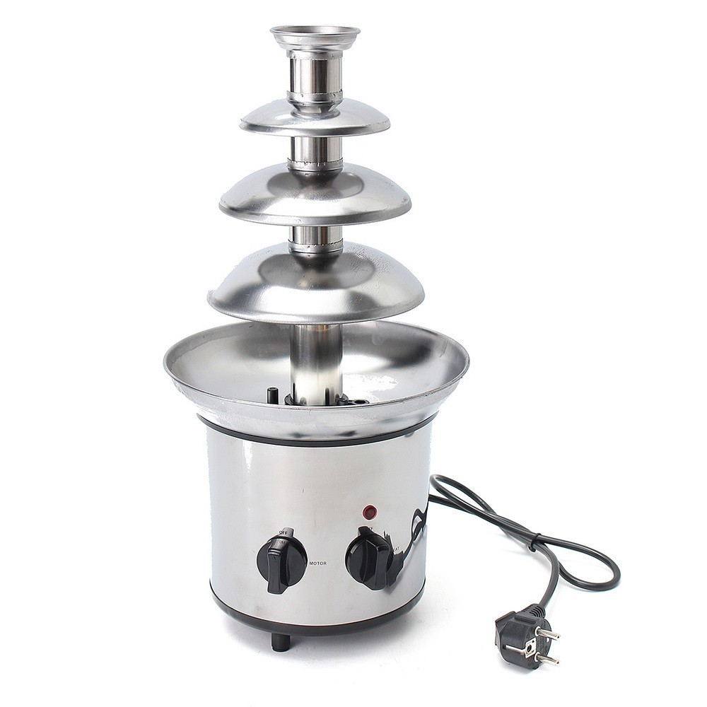 

Шоколадный фонтан-фондю Chocolate Fondue Fountain (4 яруса)