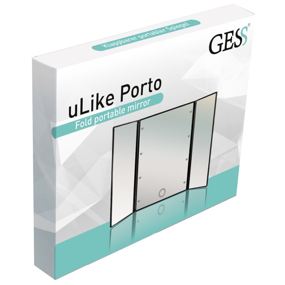Зеркало складное портативное Gess - uLike Porto