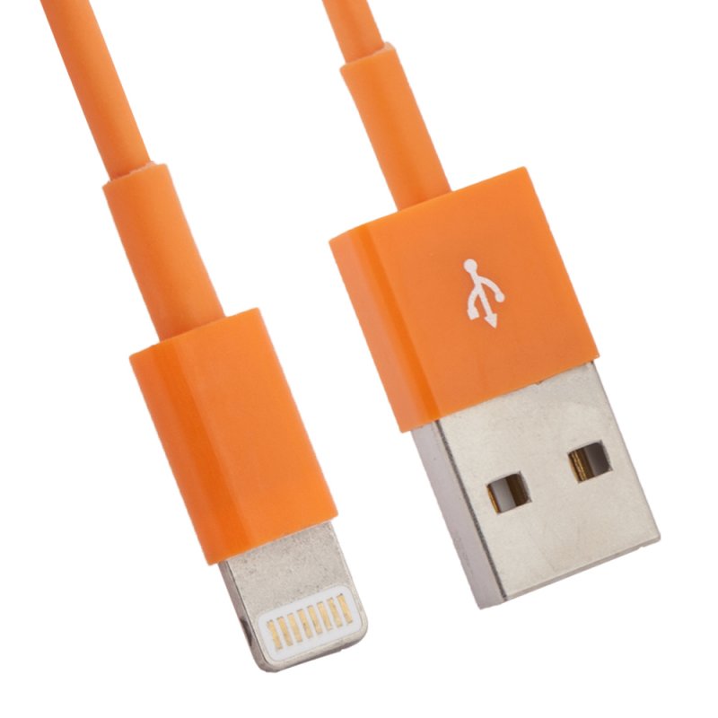 

USB кабель «LP» для Apple iPhone/iPad Lightning 8-pin (оранжевый/европакет)