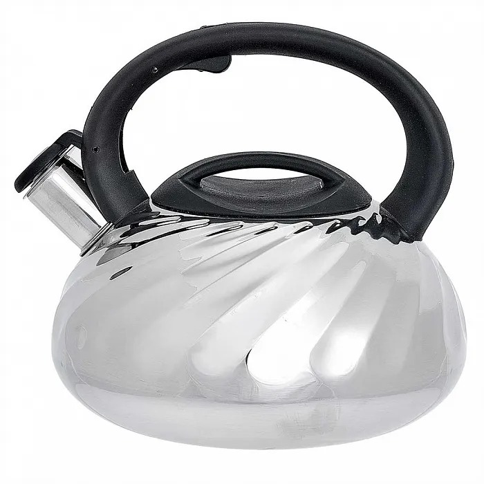 фото Be-0590 чайник webber из нерж.стали со свистком 3.0л