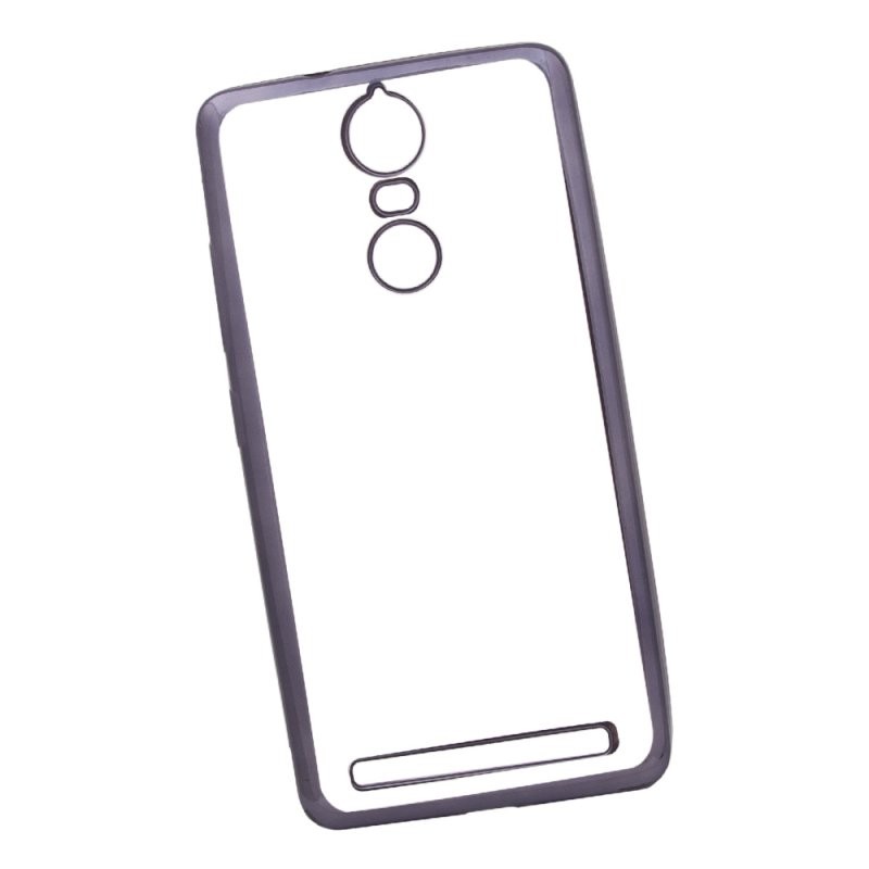 

Силиконовый чехол «LP» для Lenovo K5 Note TPU (прозрачный с черной хром рамкой)
