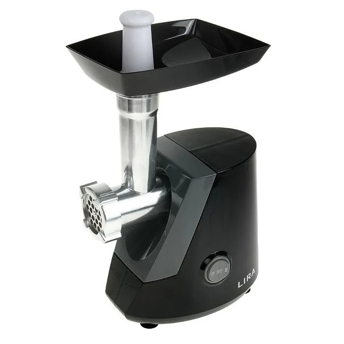 

Мясорубка Lira LR 0904, черный/серый