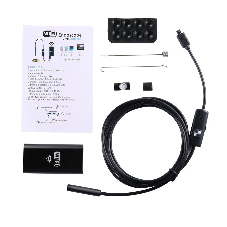 Эндоскоп Wi Fi Endoscope HD720P