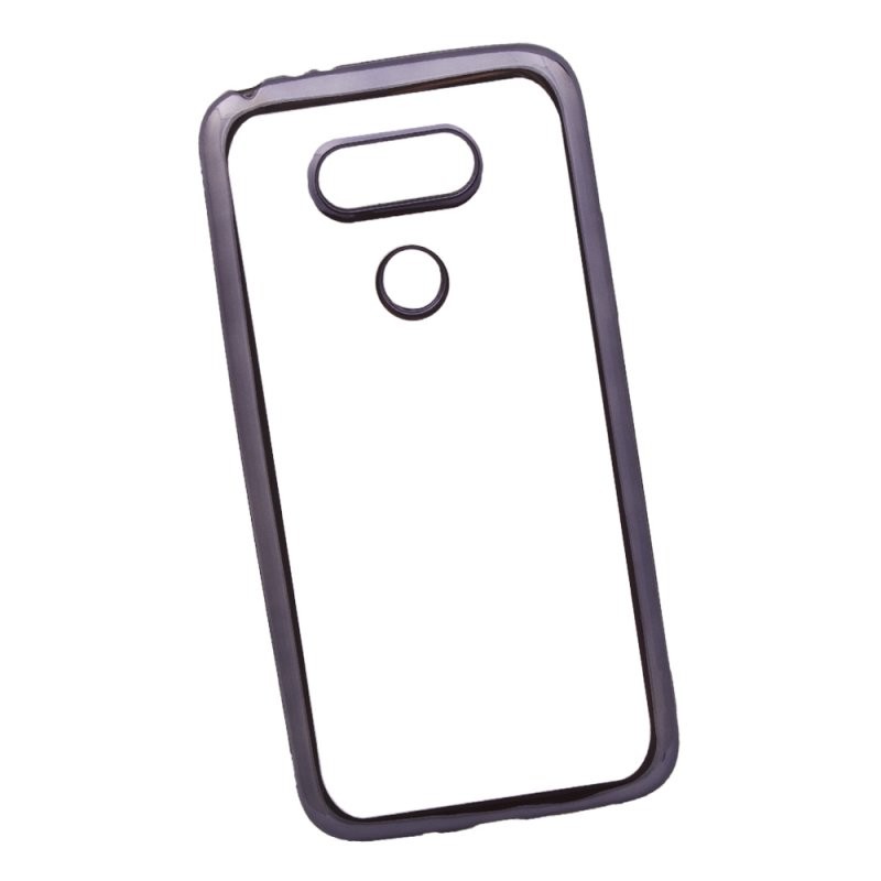 

Силиконовый чехол «LP» для LG G5 TPU (прозрачный с черной хром рамкой) европакет