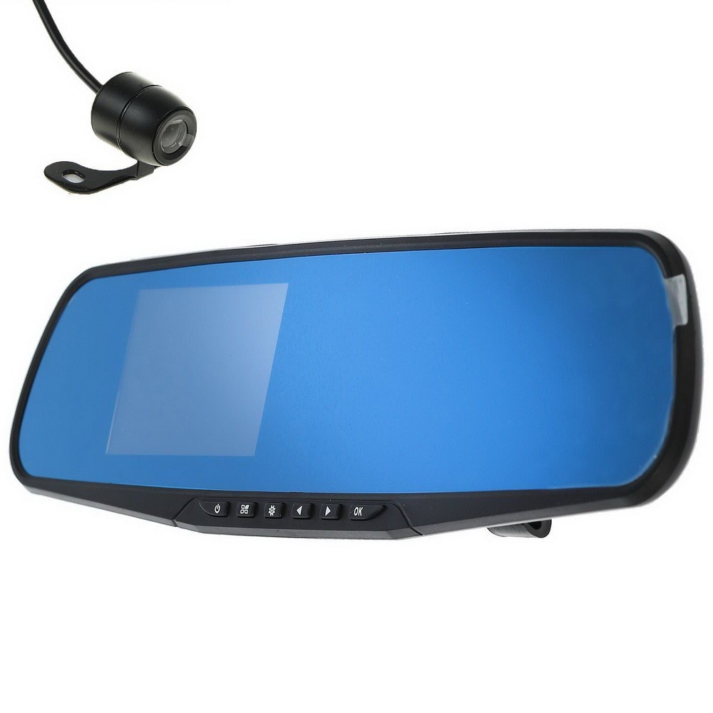 Зеркало видеорегистратор с камерой заднего вида Vehicle Blackbox DVR Full HD