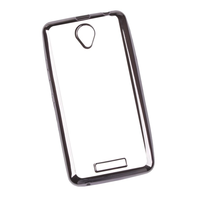

Силиконовый чехол «LP» для Lenovo A5000 TPU (прозрачный с черной хром рамкой, европакет)
