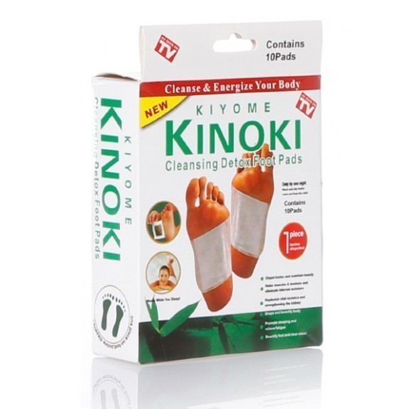 Детоксикационный пластырь для стоп Kinoki Detox - 10 шт от MELEON