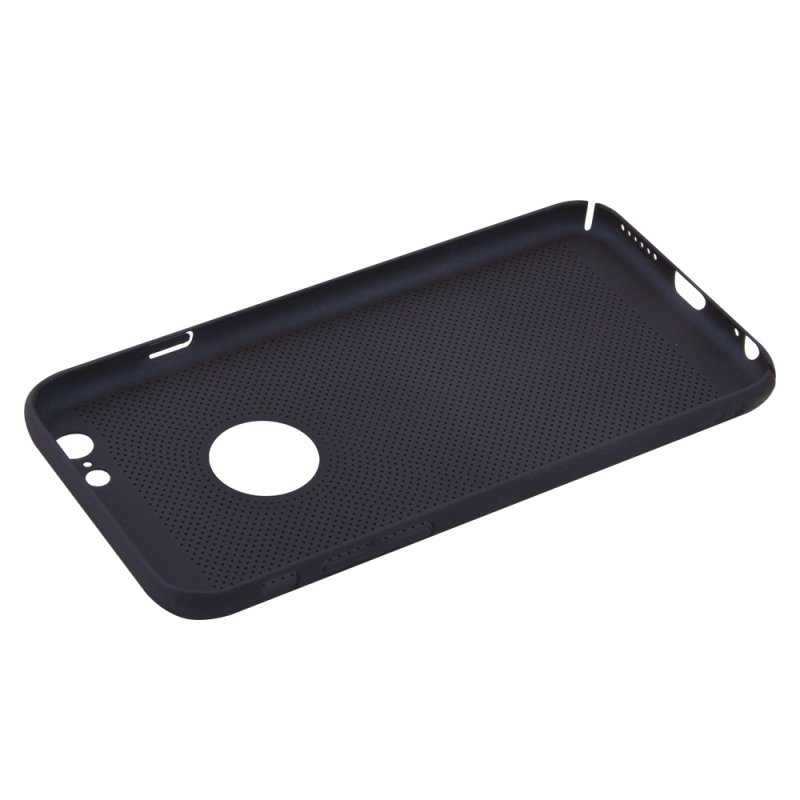 фото Защитная крышка «lp» для iphone 6/6s «сетка» soft touch (темно-синяя) европакет