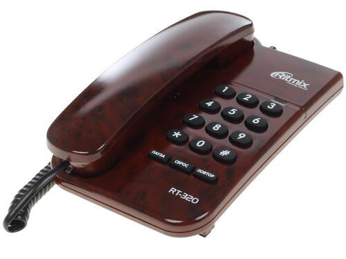 фото Телефон ritmix rt-320 coffee marble