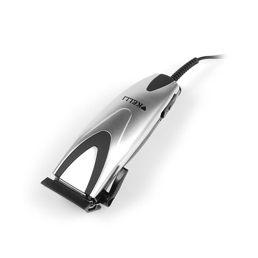 Машинка для стрижки Kelli KL-7004 45Вт 4 насадки серебро