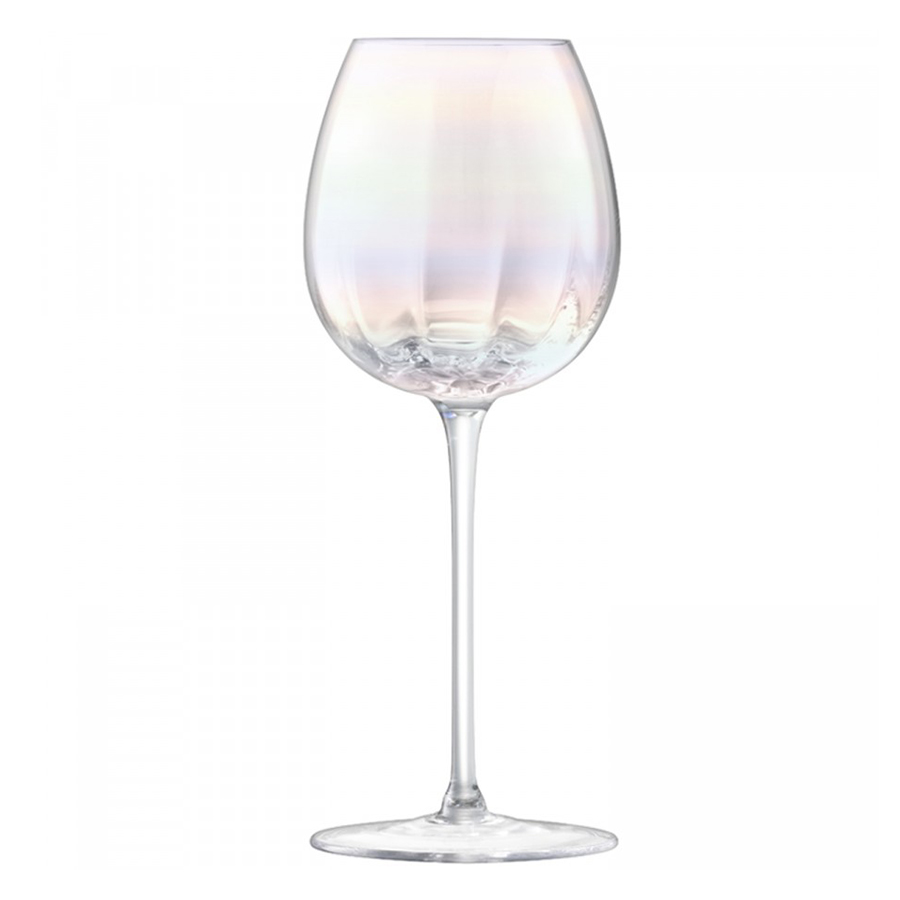 фото Lsa набор бокалов pearl white wine glass pe02 4 шт. 325 мл бесцветный