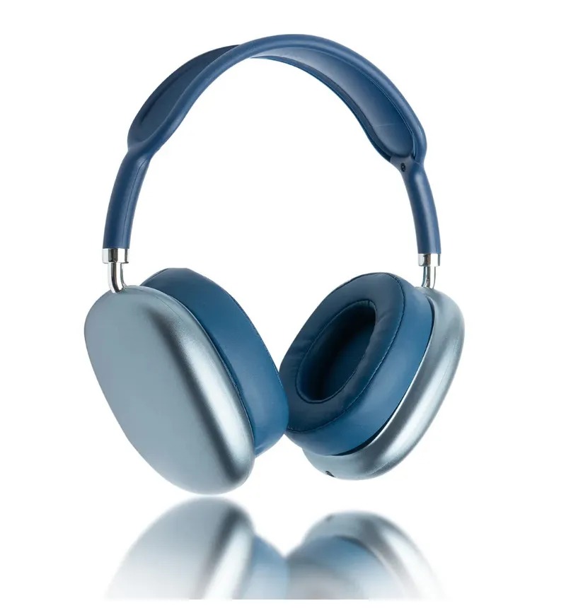 фото Беспроводные наушники р9 macaron headphones, синий