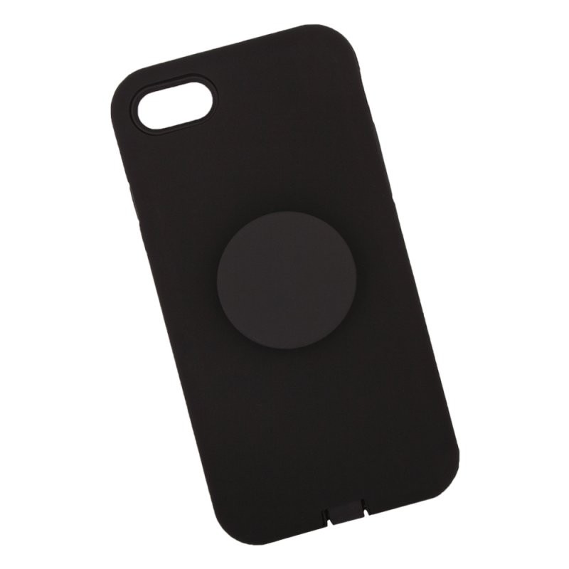 

Защитная крышка «LP» для iPhone SE 2/8/7 «PopSocket Case» (черная/коробка)