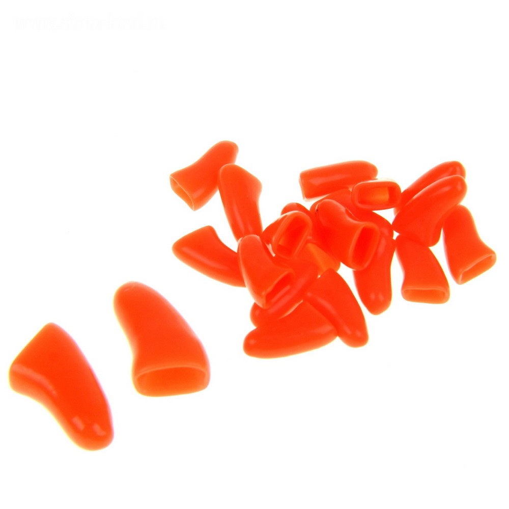 Когти накладные - Колпачки на когти, XS, Оранжевый от MELEON