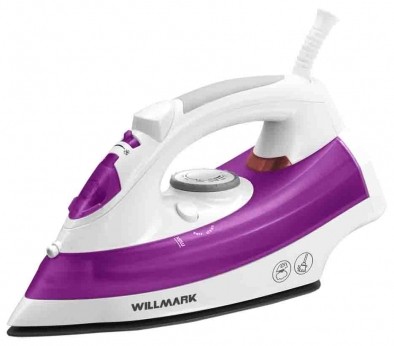 Купить Утюг WILLMARK SI-2215CRP (2200Вт, керам. подошва, 320мл, анти-накипь, фиолет.)