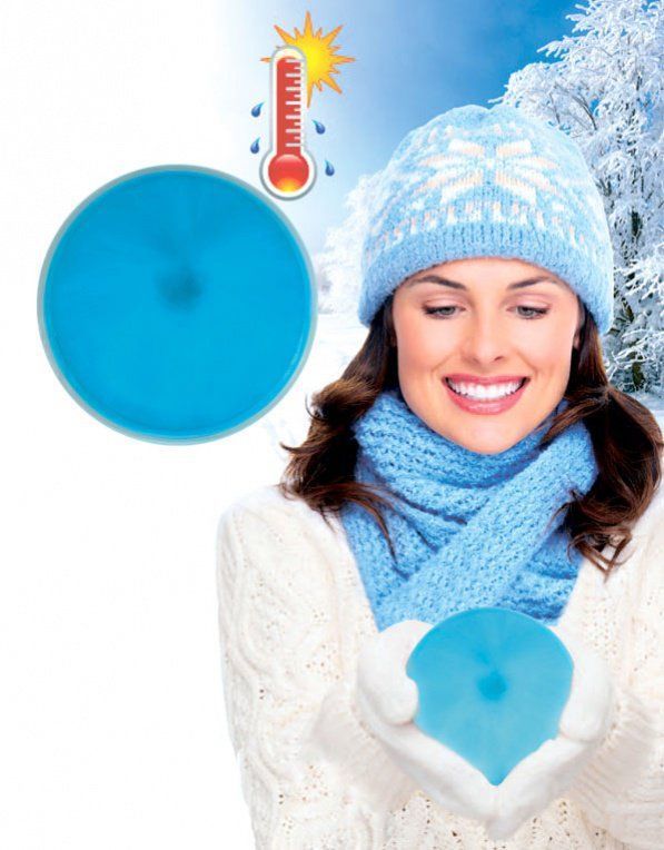 Купить Грелка солевая саморазогревающаяся круглая 10х10см | Мелеон