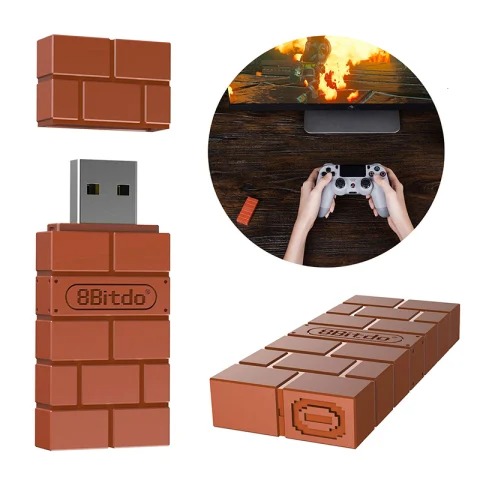 

Беспроводной USB адаптер 8bitdo PS3, коричневый