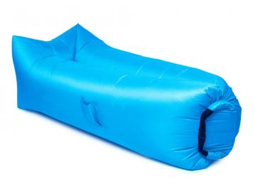 фото Надувной диван биван - гамак ламзак, голубой 170-180 х 70