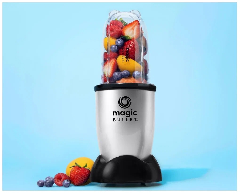 

Стационарный блендер NutriBullet Magic Bullet, серебристый/черный