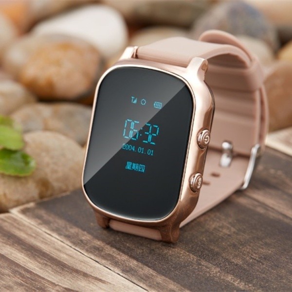 Детские часы с GPS - Smart Baby Watch T58, Золото