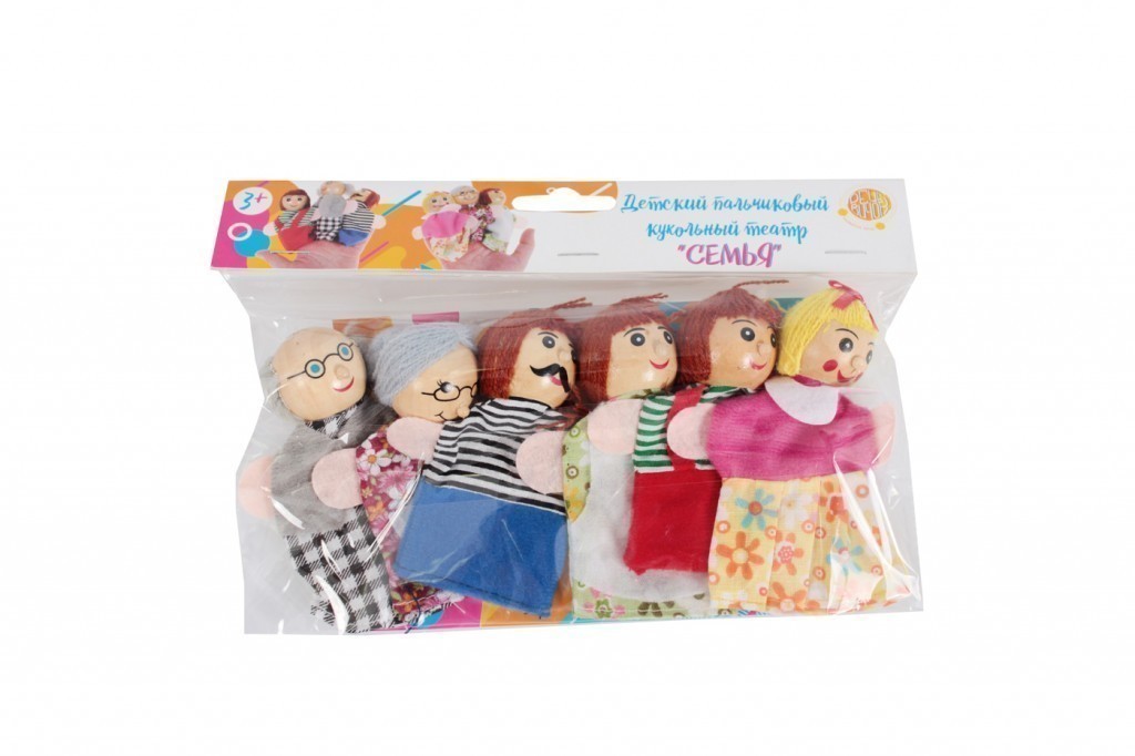Детский пальчиковый кукольный театр - Семья