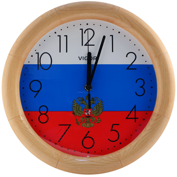 

Часы настенные Vigor Д-30 Флаг с гербом