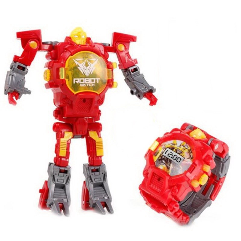 

Часы-игрушка трансформер Robot Watch, цвет в ассортименте, Красный