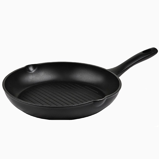 

Круглая сковорода-гриль с желобками для слива 28cm Rondell RDA-763