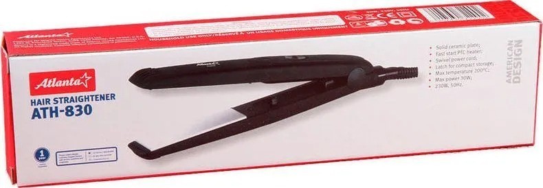 Щипцы Atlanta ATH-830 black