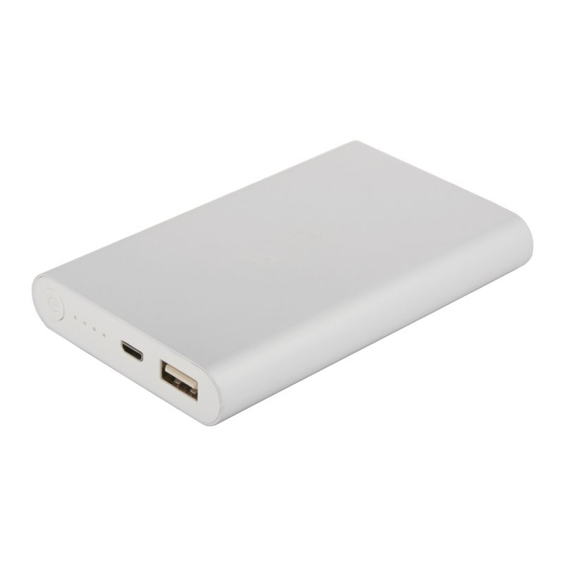 

Внешний АКБ «LP» 8000 мАч Li-Pol USB выход 2,1А «Metal Series» (серебристый) Э