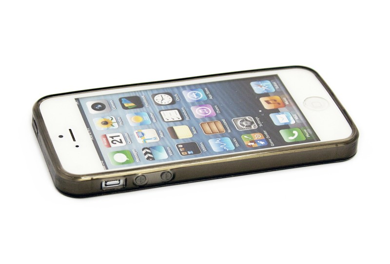 

Силиконовый чехол «LP» для iPhone 5/5s/SE TPU Case (черный прозрачный) европакет
