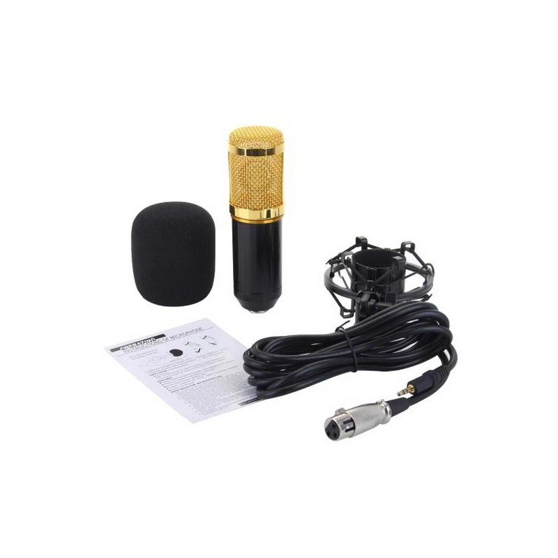 Студийный микрофон Professional Condenser Microphone BM-800, черный от MELEON