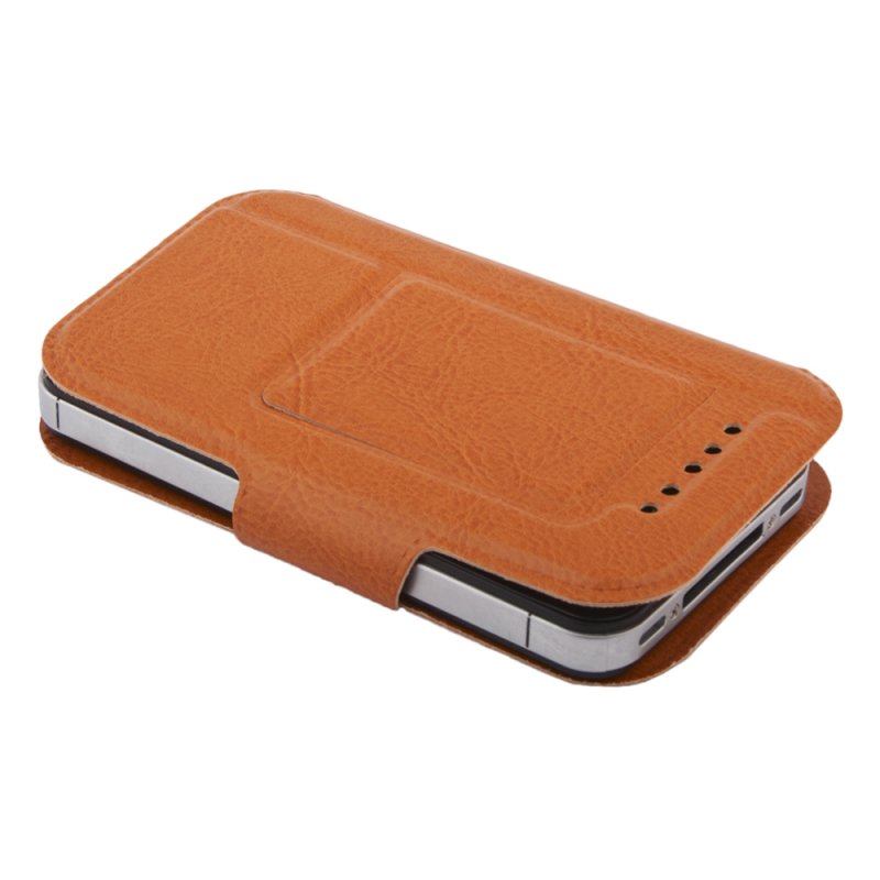 фото Чехол «lp» раскладной универсальный для телефонов размер l 120х56мм (оранжевый/коробка)