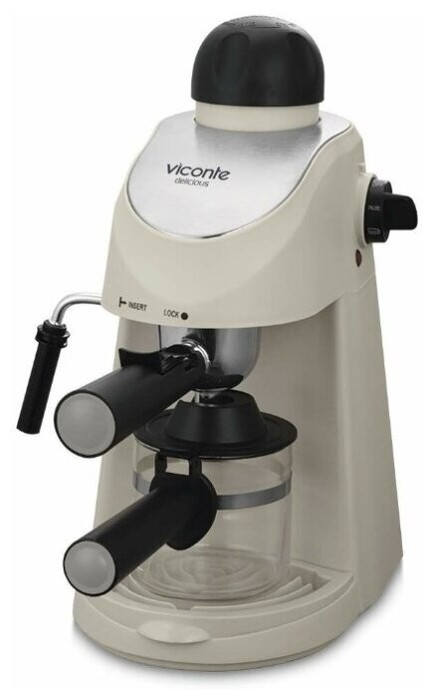 

Кофеварка рожковая Viconte VC-702, бежевый