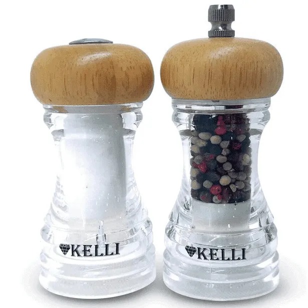 

Набор перцемолка и солонка Kelli 13 см KL-11108