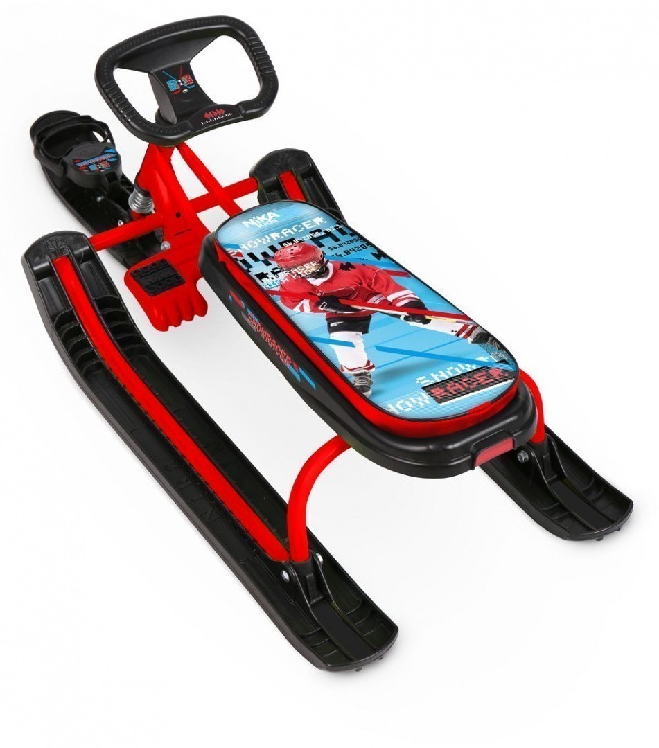 фото Снегокат nika kids hockey тимка - спорт 5, красный каркас