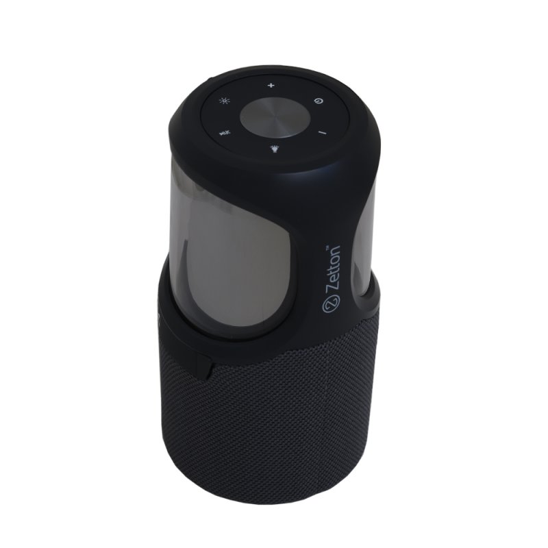 

Bluetooth колонка Zetton LED светомузыка, AUX, 2 х 5Вт (ZTCEBTRGBSPG6RU) серая