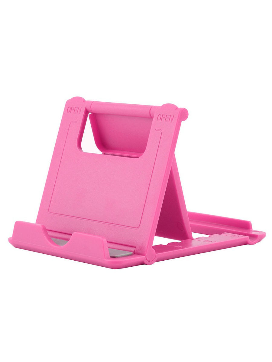 Настольная мини-подставка для мобильного телефона, розовая