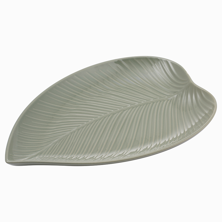 

MASON CASH Блюдо In The Forest Large Leaf 38 х 26 см серо-зеленый