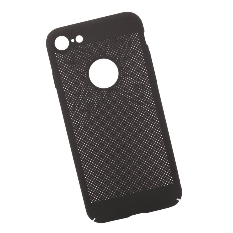 фото Защитная крышка «lp» для iphone 7 «сетка» soft touch (черная) европакет