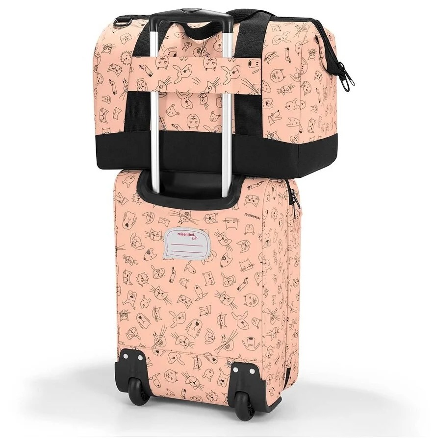 фото Сумка дорожная reisenthel allrounder m детская, cats and dogs pink